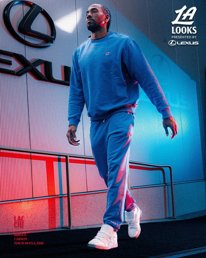 伦纳德亮相赛前训练 看似轻装上阵实则暗藏玄机