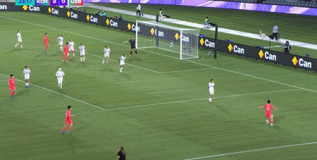 韩国女足6-0横扫乌兹别克斯坦强势挺进四强并锁